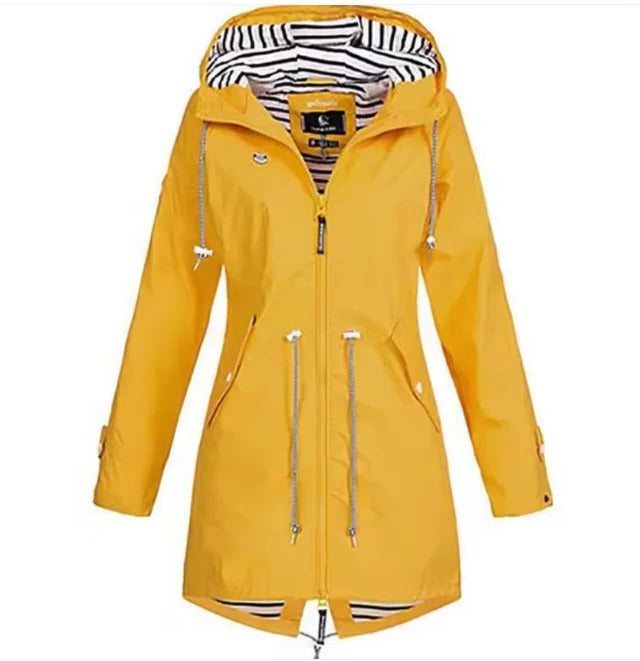Rainproof Parka Coat with Hood