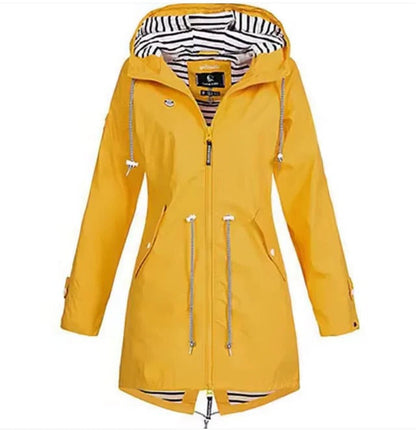 Rainproof Parka Coat with Hood