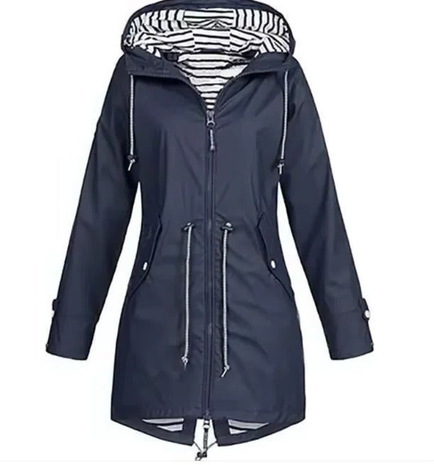 Rainproof Parka Coat with Hood - Hehif