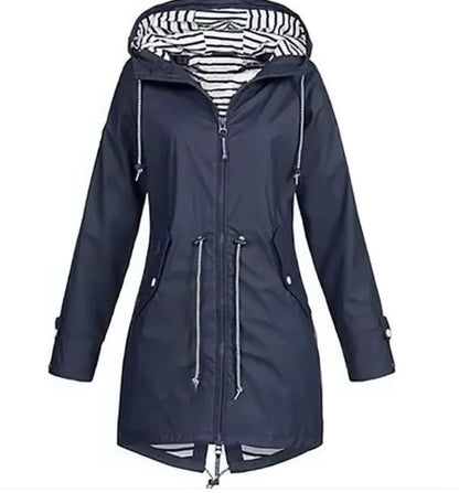 Rainproof Parka Coat with Hood - Hehif