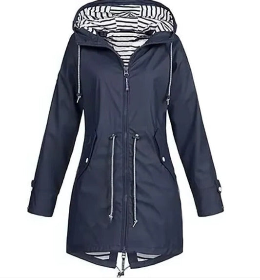 Rainproof Parka Coat with Hood - Hehif