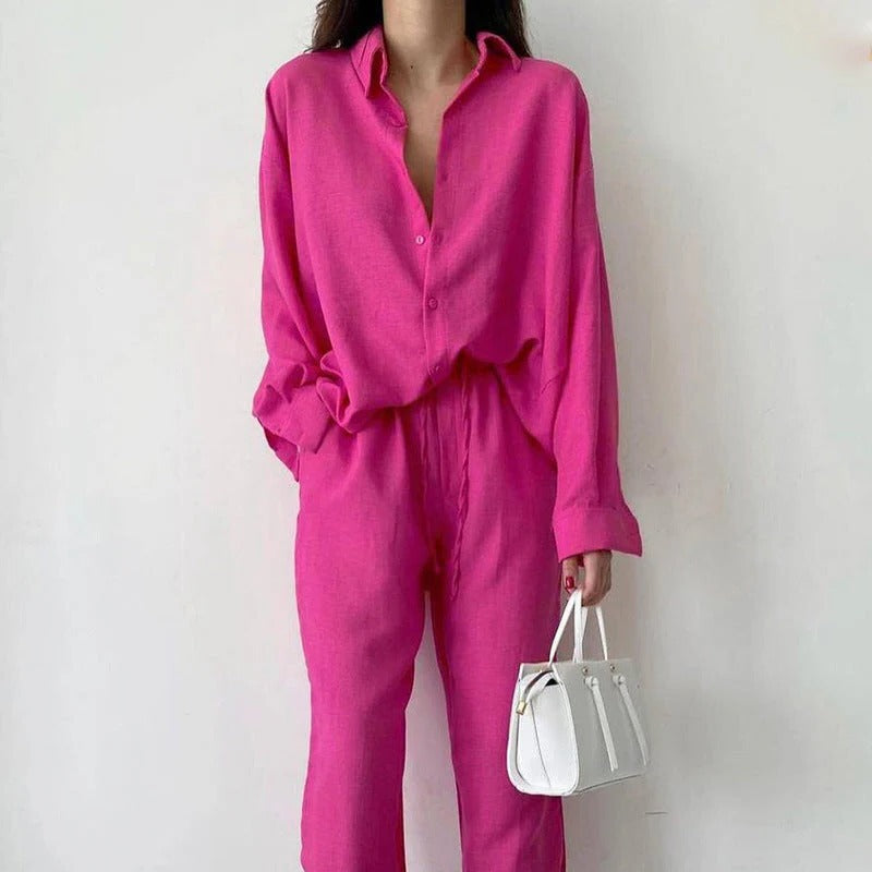 Lightweight Breathable Linen Suit for Men