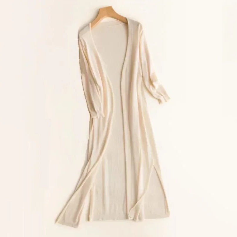 Comfy Oversized Open Front Cardigan - Hehif