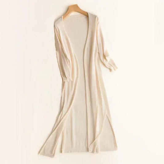 Comfy Oversized Open Front Cardigan - Hehif