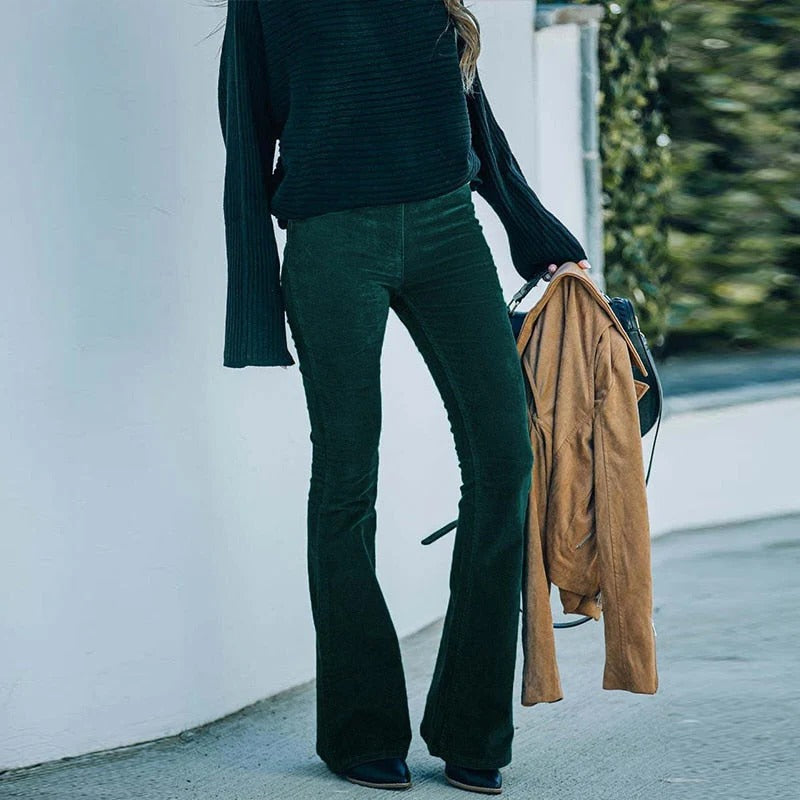 Comfortable Fit Corduroy Trousers