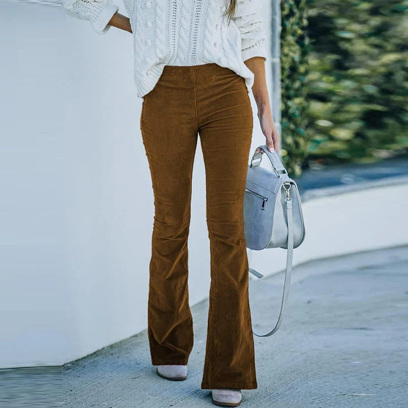 Comfortable Fit Corduroy Trousers