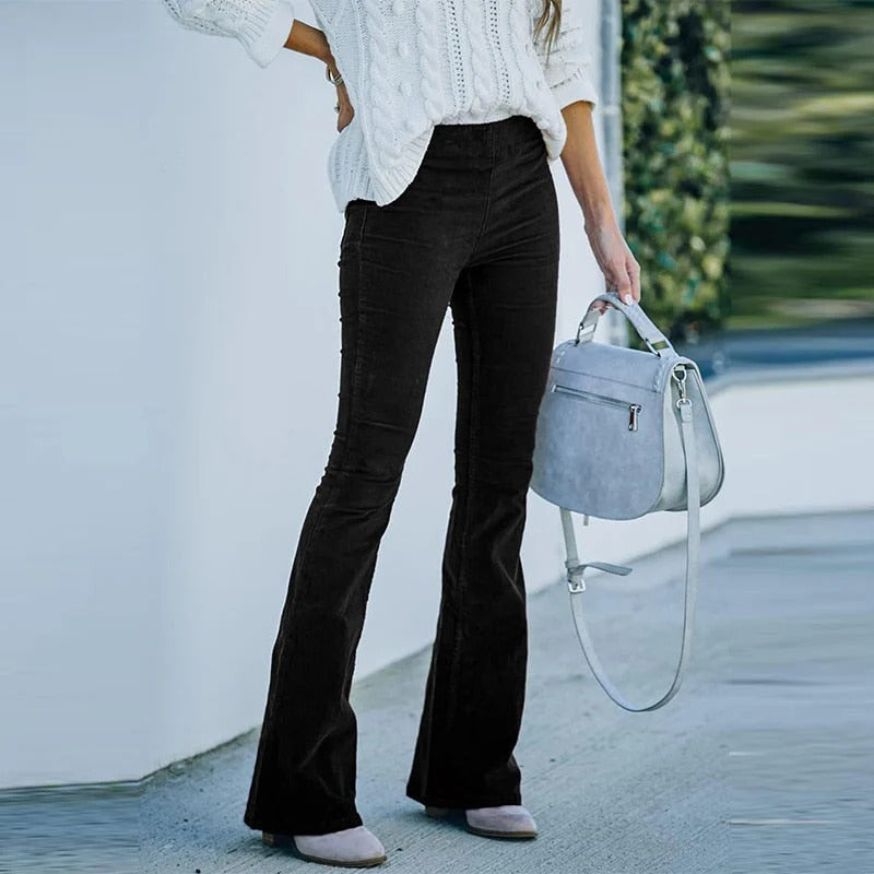 Comfortable Fit Corduroy Trousers