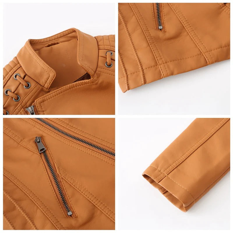 Luxurious Sheepskin Leather Coat
