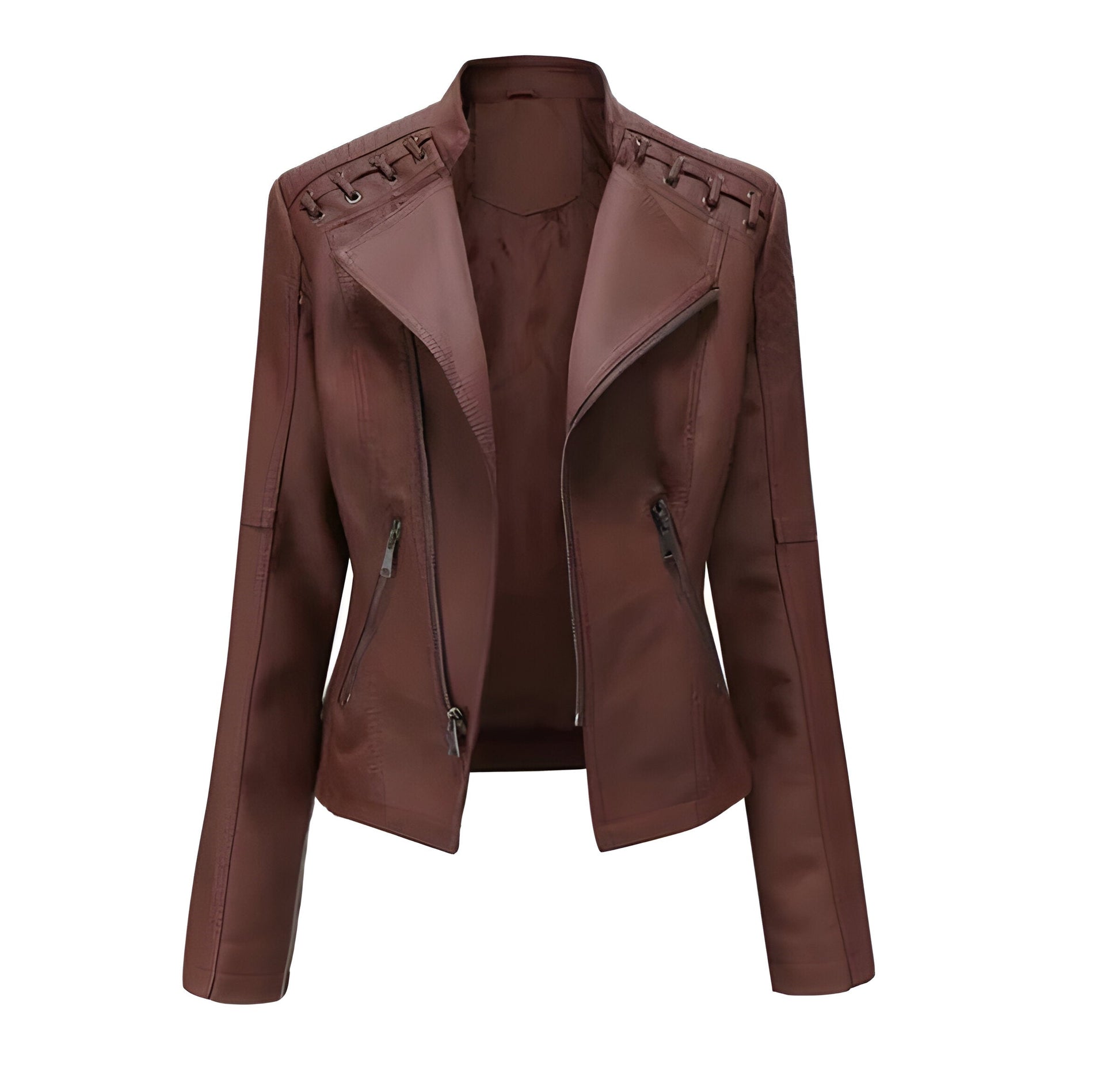 Luxurious Sheepskin Leather Coat - Hehif