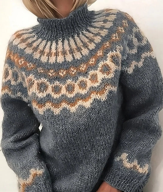 Soft Crew Neck Winter Sweater - Hehif
