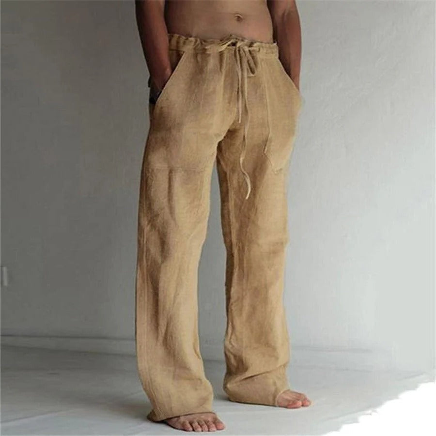 Classic Linen Casual Pants