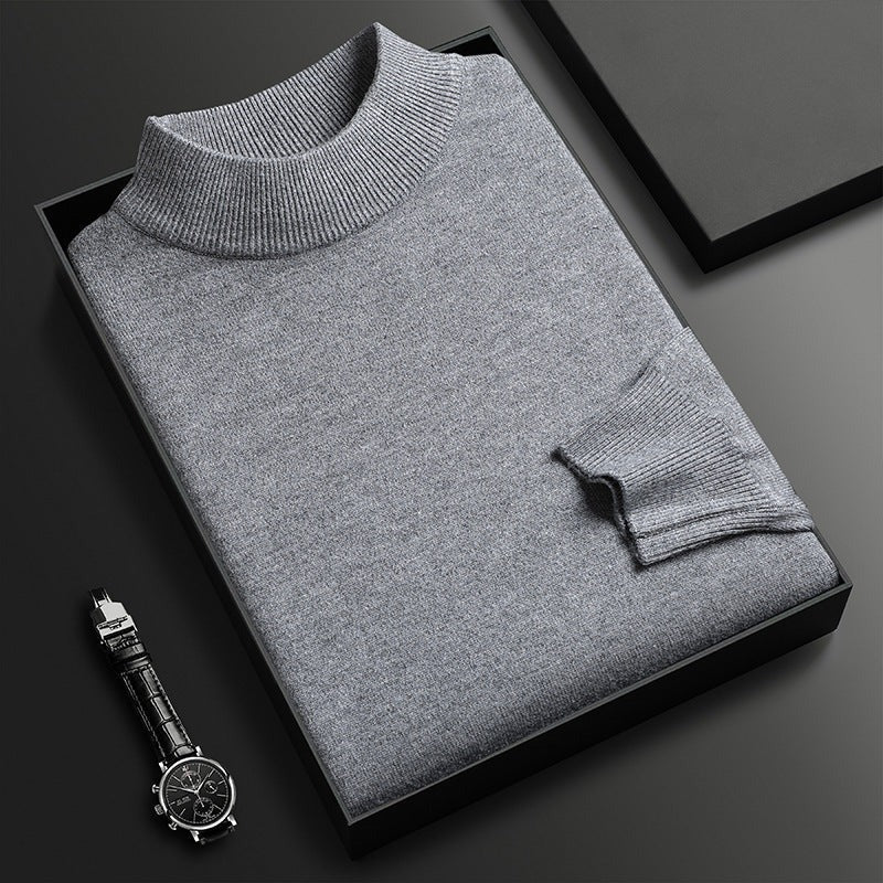 Warm Crew Neck Knitted Sweater