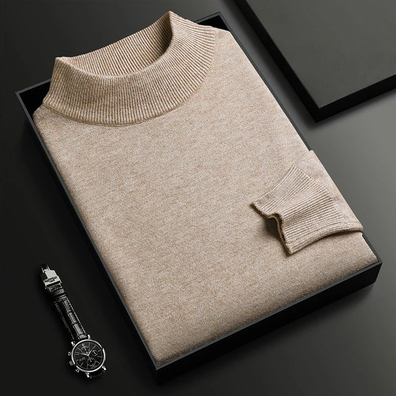 Warm Crew Neck Knitted Sweater