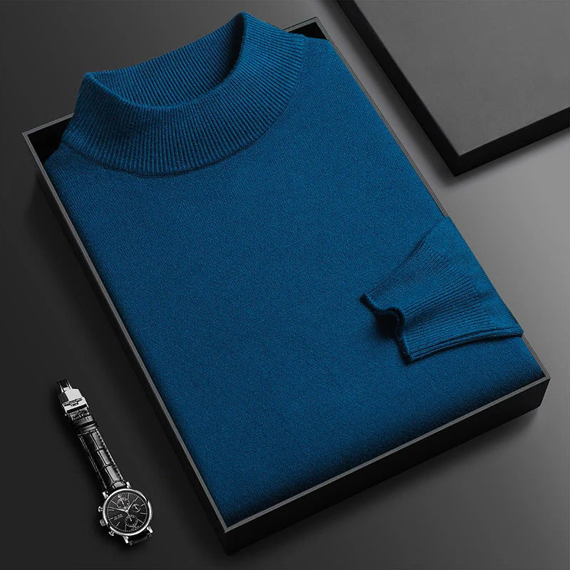 Warm Crew Neck Knitted Sweater