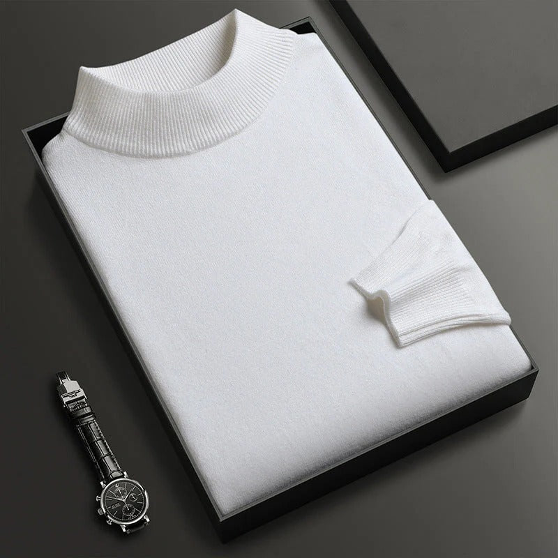 Warm Crew Neck Knitted Sweater