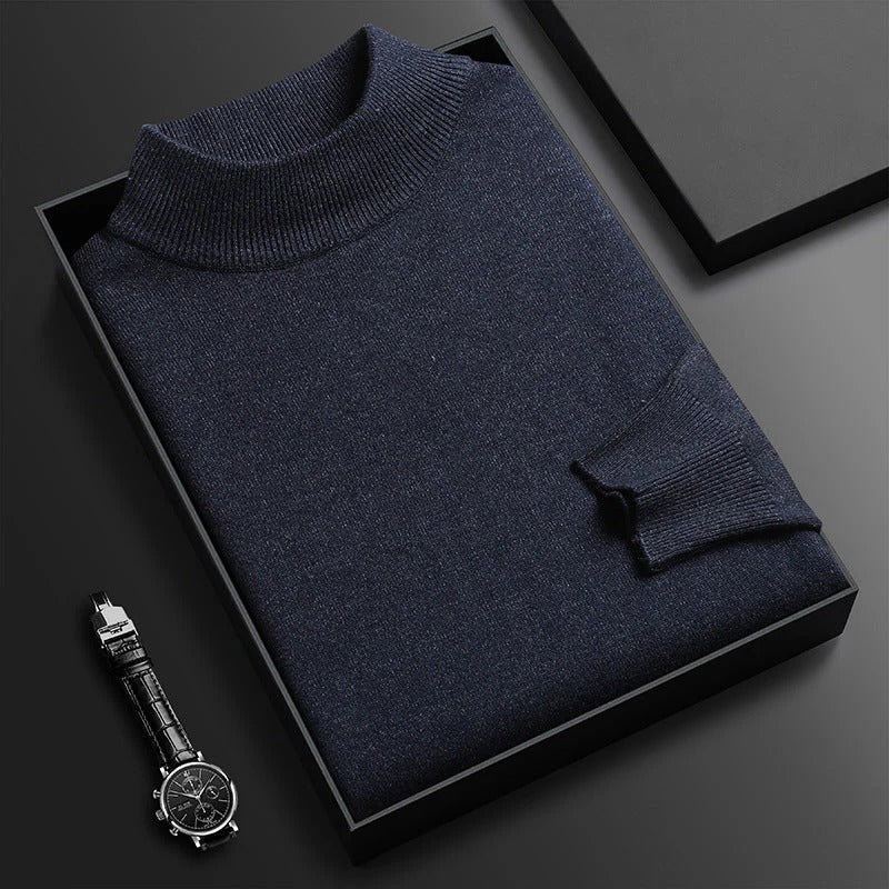 Warm Crew Neck Knitted Sweater