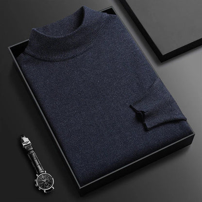 Warm Crew Neck Knitted Sweater