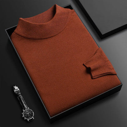 Warm Crew Neck Knitted Sweater