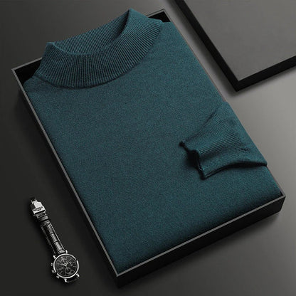 Warm Crew Neck Knitted Sweater