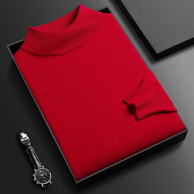 Warm Crew Neck Knitted Sweater