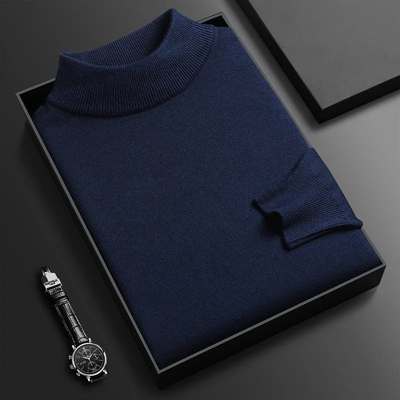 Warm Crew Neck Knitted Sweater