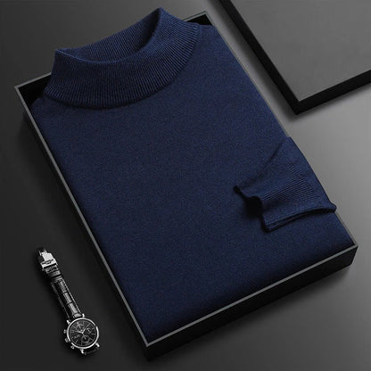Warm Crew Neck Knitted Sweater