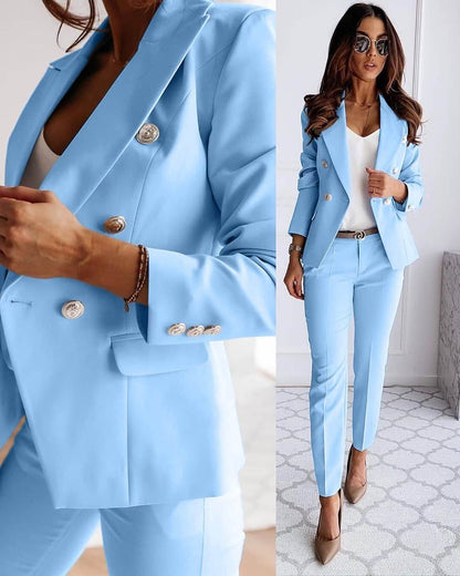 Stylish Suit Jacket Set - Hehif