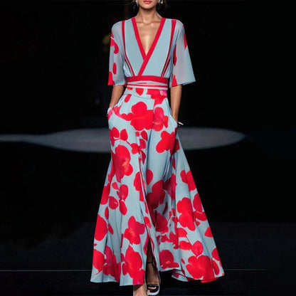 Beautiful Long Evening Dress for Ladies - Hehif
