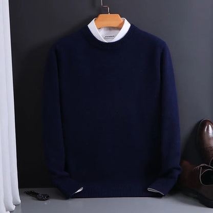 Luxury Soft Men's Cashmere Crew Sweater