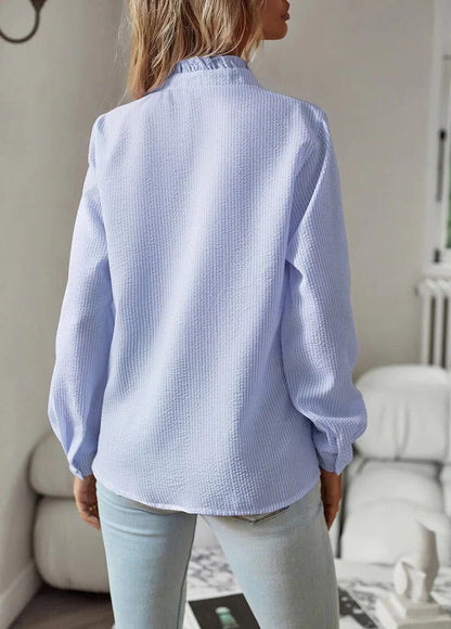 Classic Fit Elegant Long Sleeve Women's Blouse