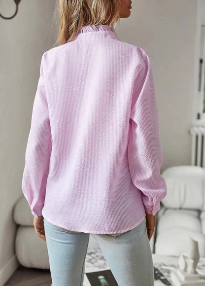 Classic Fit Elegant Long Sleeve Women's Blouse