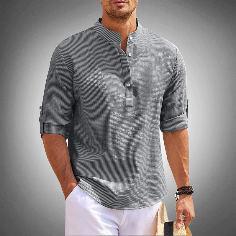 Lightweight Casual Men's Short Sleeve Shirt - Hehif