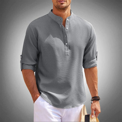Lightweight Casual Men's Short Sleeve Shirt - Hehif