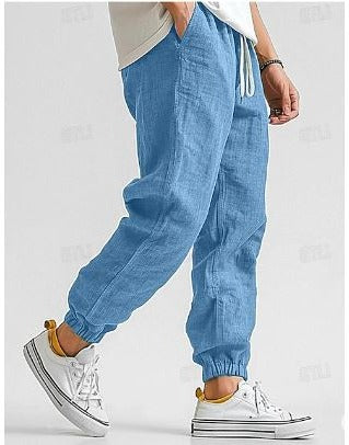 Relaxed Fit Summer Cargo Pants - Hehif