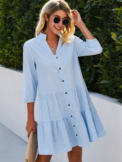 Pastel Blue Sundress - Hehif