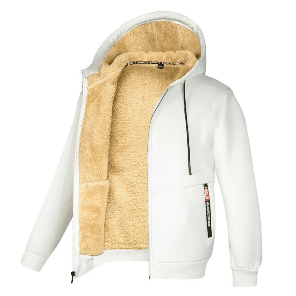 Thermal Fleece Hooded Jacket