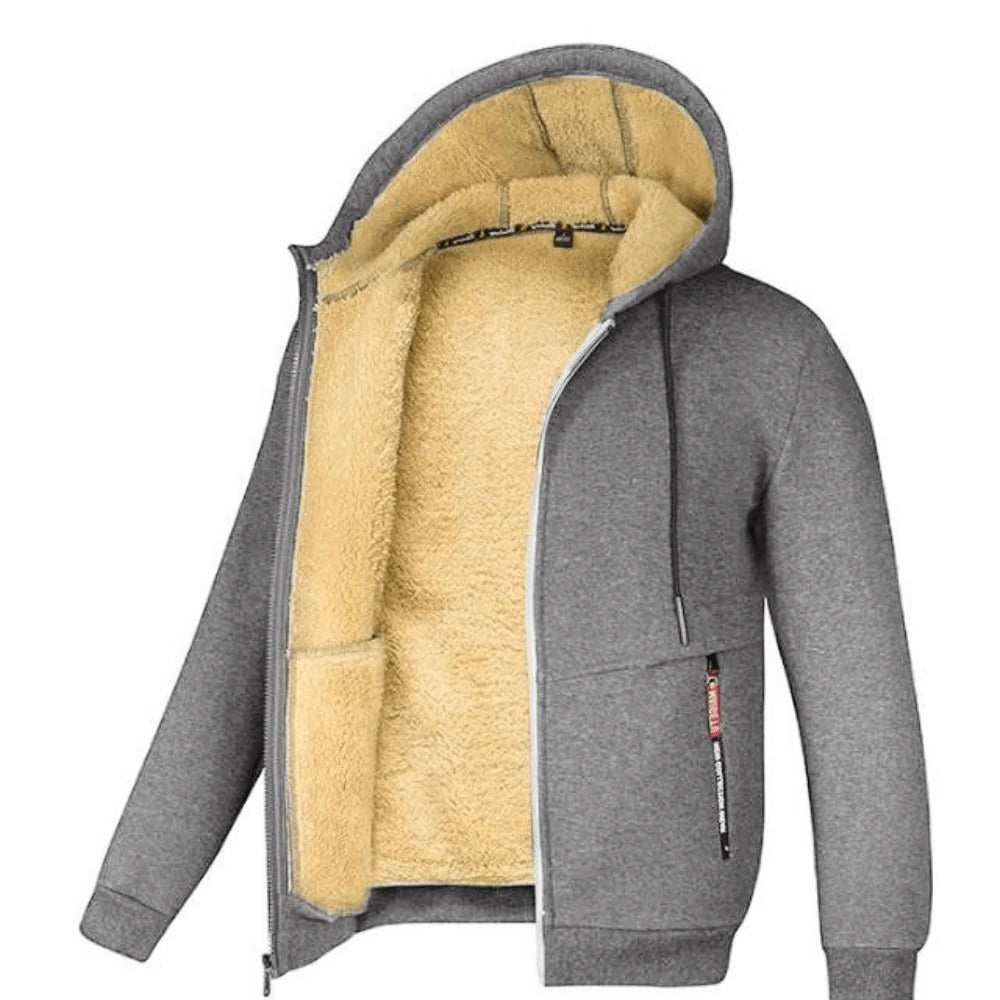 Thermal Fleece Hooded Jacket