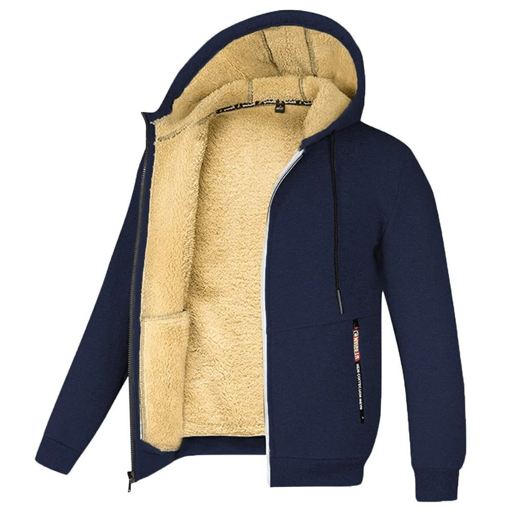 Thermal Fleece Hooded Jacket