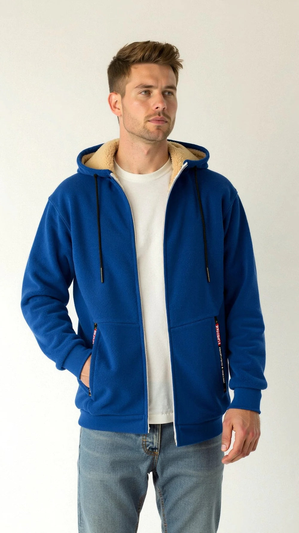 Thermal Fleece Hooded Jacket