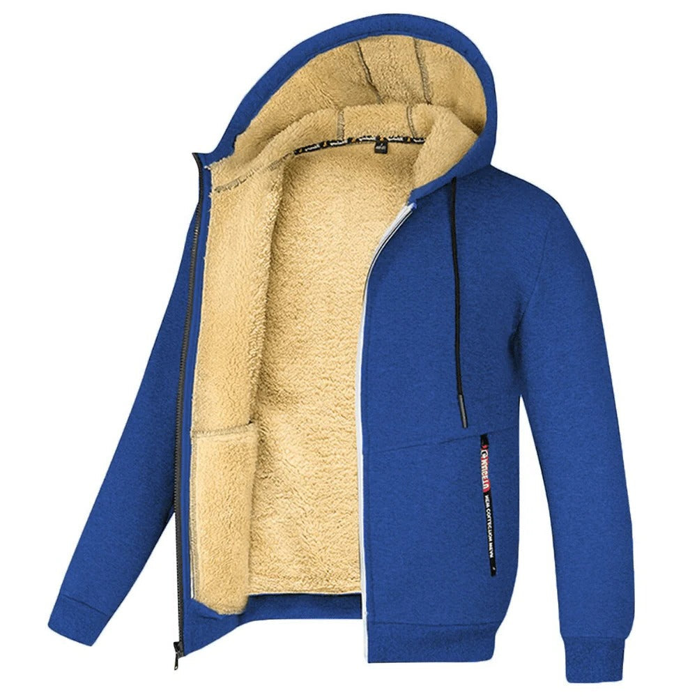 Thermal Fleece Hooded Jacket