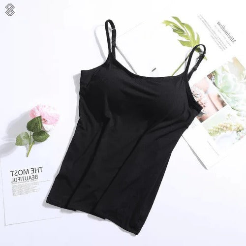 Comfortable Corset Top with Built-In Bra