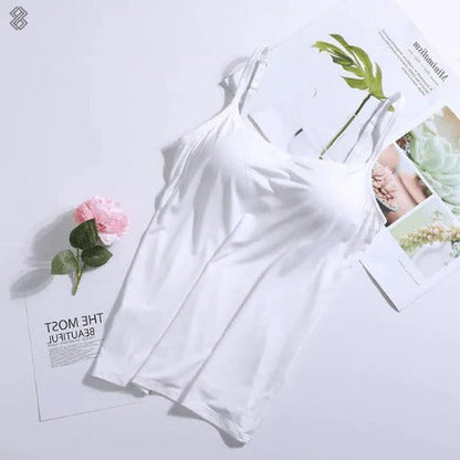 Comfortable Corset Top with Built-In Bra