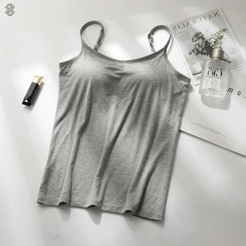 Comfortable Corset Top with Built-In Bra