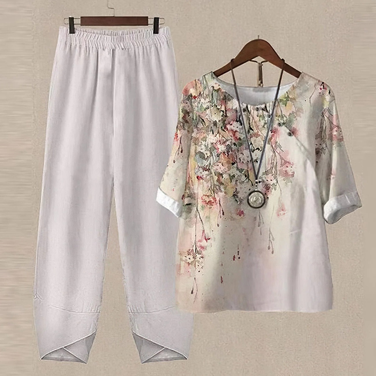 Colorful Top and Bottom Outfit Set