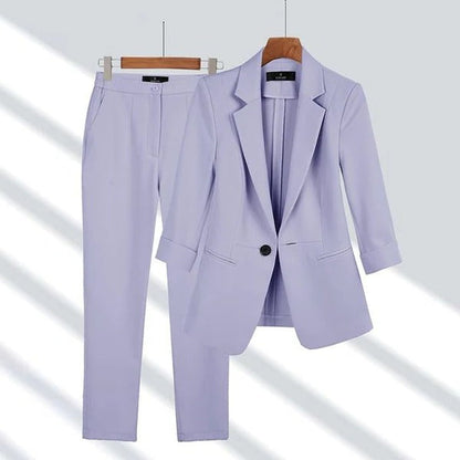 Classic Two Piece Suit Set - Hehif
