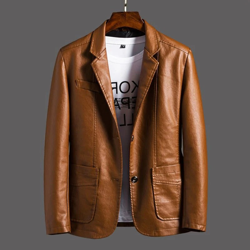Timeless Brown Biker Jacket