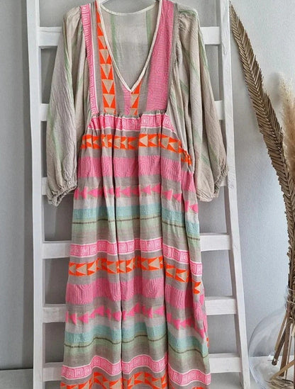 Colorful Flowy Summer Dress