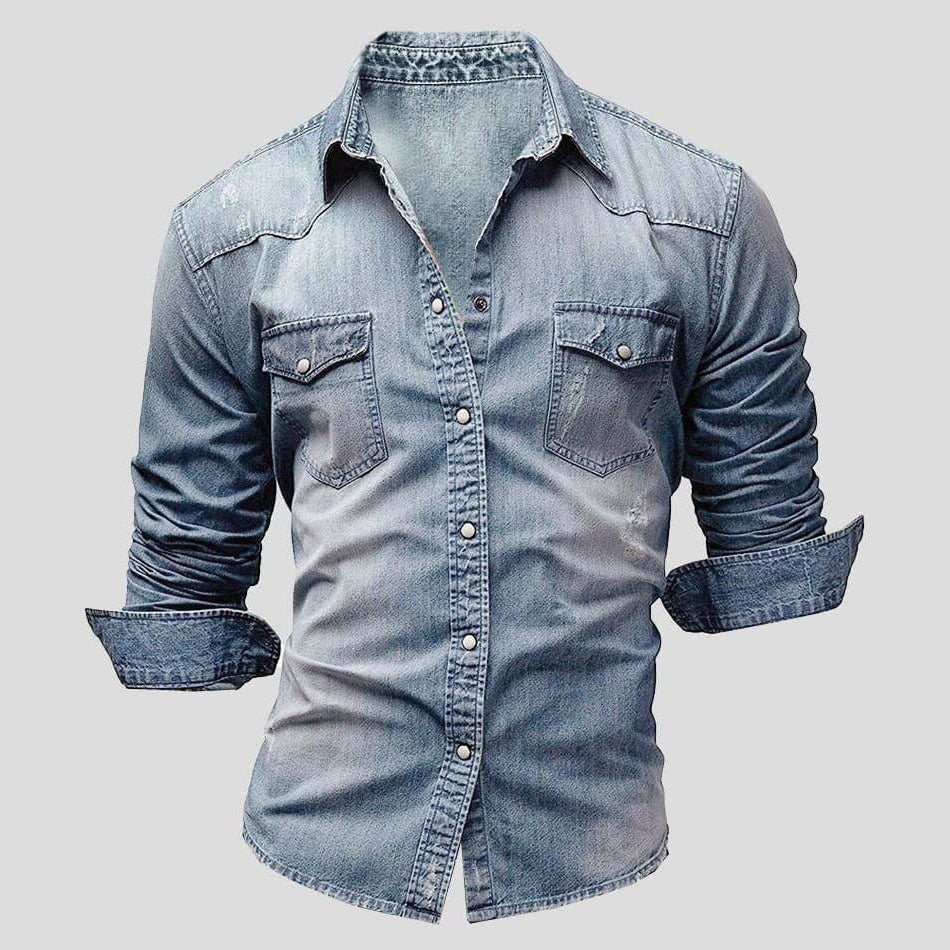 Casual Blue Jeans Shirt