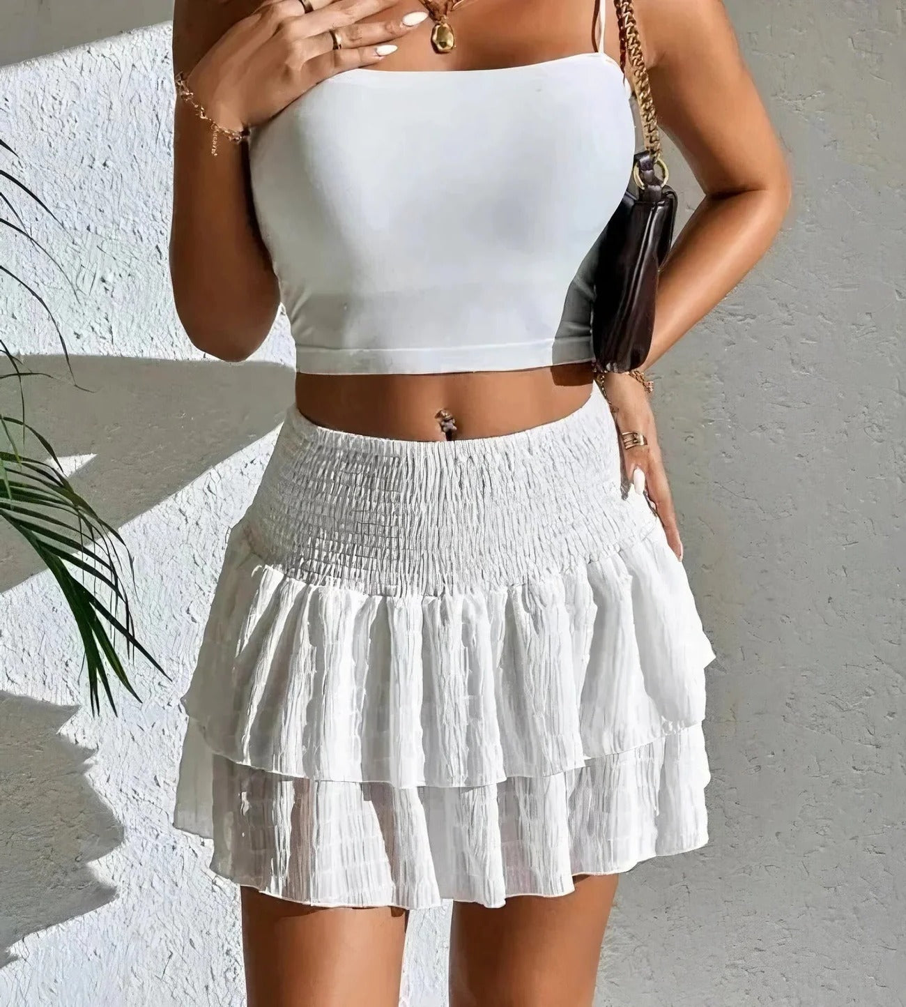 Short Flowy Skirt