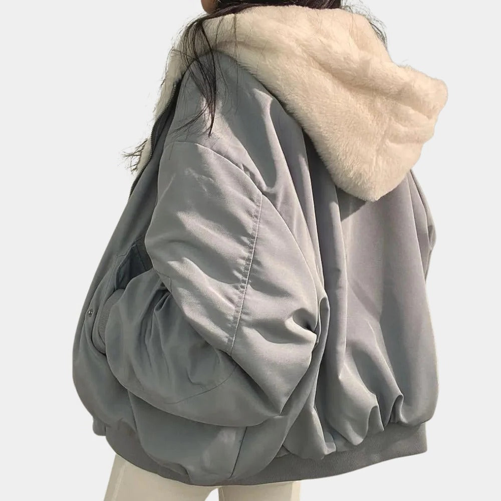 Warm Ladies Parka Coat